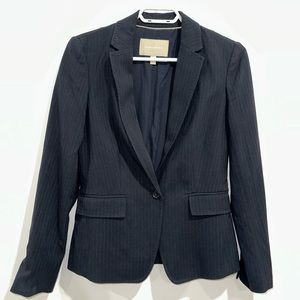 Banana Republic Factory navy striped blazer